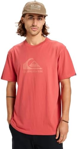 Quiksilver T-Shirt Manica Corta EV Comp Logo SS Rosa L
