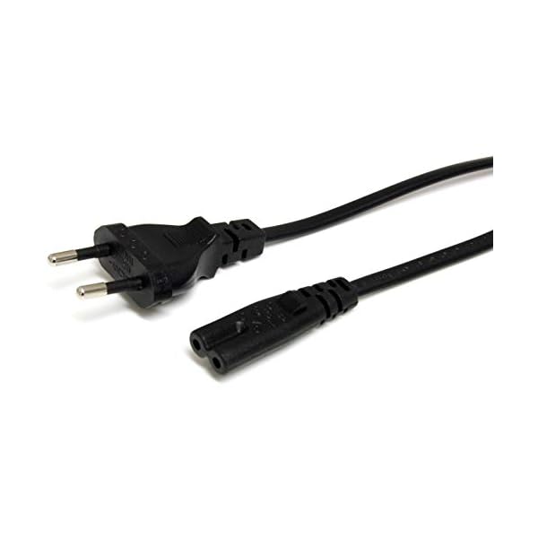 StarTech.com PXTNB2SEU1M - Cable de alimentación estándar, Cable Europeo a C7 para Ordenador portátil
