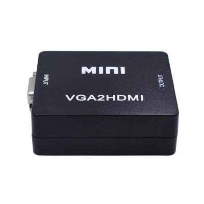 Preisvergleich Produktbild HaiMa Vga to Hdmi Hd Audio Converter-Jet Black