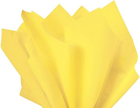 Light Yellow Tissue Paper 20X30"480 Sheet Flat Ream