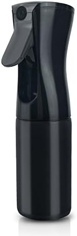 16oz Cobalt Blue Glass Hair Spray Bottle with Measurements Empty Reusable Refillable Container with Funnel and Labels for Mixing Essential Oils, Homemade Cleaning Product