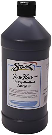 SAXTrue Flow Heavy Bodied Acrylic Paint - Quart - Mars Black