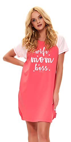 DN-nightwear--Camicia-da-notte-Premaman-da-allattamento-TM8061-in-100-cotone