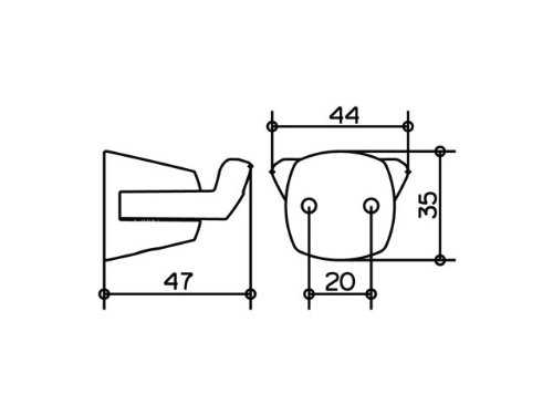 Keuco 02715010000 City 2 Handtuchhaken - 3