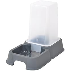 CODICO Distributeur d'Eau Gris + Croquette pour Chat 1,5 L