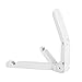 Produktbild Tailcas® Faltbare Einstellbar Klappständer Ständer Tablet Halterung Halter Holder für Apple Samsung Tablet PC, iPad Mini 1/2/3, iPad 2/3/4, iPad Air, iPad Air 2, geeignet für alle 7 " bis 10" Tablets und 2,8 "Above Phones - Weiß