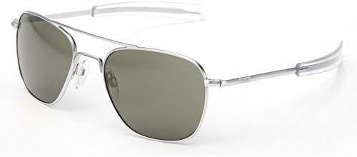 Randolph Aviators Matte Chrome Bayonet - Grey Lens 58mm