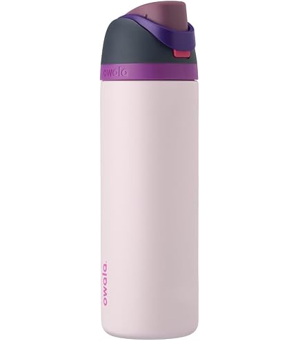 Borraccia Owala FreeSip In Acciaio Inox 24 Oz - Isolata Con Cannuccia, Colore Black Cherry - BPA Free