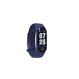 DJym Fitness Tracker, wasserdichter Activity Tracker mit Herzfrequenz-Pedometer Kalorien und Schlaf-Monitor, für Frauen Männer Kids,Blue