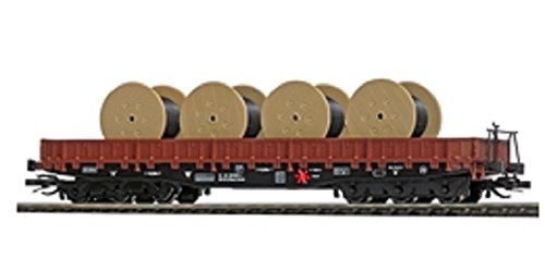 Preisvergleich Produktbild Busch 31158 Flachwagen mit Kabelrollen