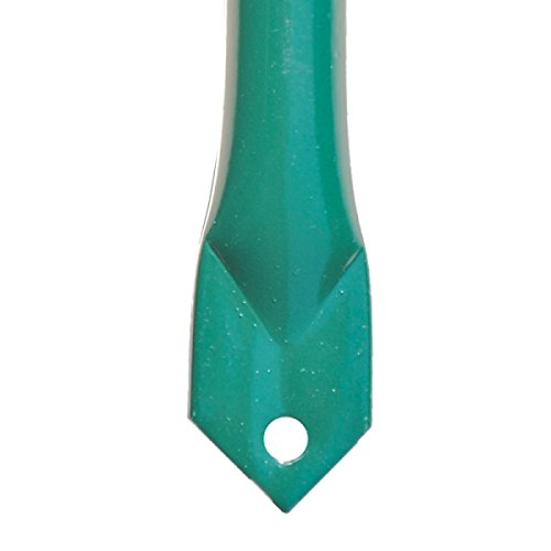 Gartenstab Zaunpfosten – 18 x 1250 mm – grün pulverbeschichtet mit Spezialkappe und spitzem Bodenstück - 3