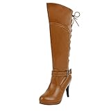 ❤Schlauchlänge: 35 cm, Rohrbreite: 36cm #❤Damen Boots Flach Gefütterte Schlupf Stiefel Stiefeletten Damen Schnür Stiefel Reißverschluss Warm Gefüttert Stiefeletten Biker Boots Hohe Stiefel Damen Stiefeletten Schlupfstiefel Warm Gefüttert Damen Stiefeletten Strick Boots Stiefel gefüttert flach Herbst Winter Turnschuhe Damen Freizeitschuhe WinterSchnee Schuhe Frauen Halten Warme Atmungsaktive Heiße Plüsch Laufschuhe Outdoor Sneaker
