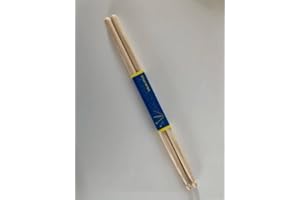 MLS GROUP Bacchette batteria 5 a, materiale Professionali pregiate - Bacchette a goccia per Batteria/percussioni elettroniche Professionali, bacchette punta ovale in legno Hickory