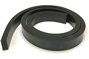 GRAPHSKILL Neoprene Rubber Strip 50 mm Wide - 15 mm Thick - 1 Meter Long Pack Size : 1