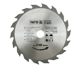 Yato yt-6055 – TCT Sägeblatt-Holz 160 x 18 x 20 mm