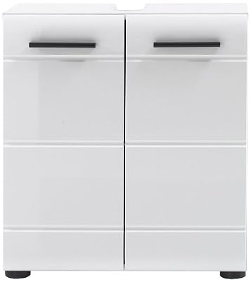 Maisonnerie 1116-301-01 Skin Meuble sous Lavabo Blanc Ultrabrillant LxHxP 60 x 56 x 31 cm