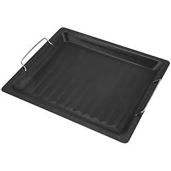 poêle à Barbecue Plaque de Barbecue en Acier Inoxydable de qualité Alimentaire résistante à la Rouille poêle à Frire Plaque de Grillage Non Collante Plaque de Cuisson Portable plancha