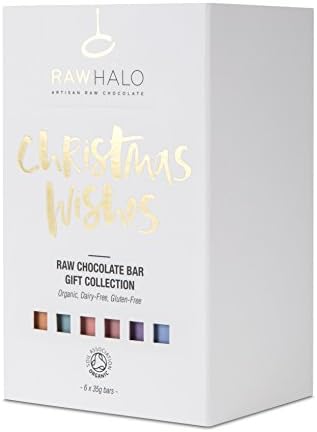Raw Chocolate Christmas Gift Box 6x 35g Bars