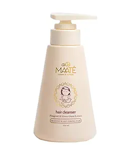 MAATE Baby Hair Cleanser | Natural Baby Shampoo | For Healthy Scalp & Stronger Hair, Natural Baby Shampoo Made with Protein-Rich Green Gram, Fenugreek and Soothing Neem Leaf Extracts - 250 Ml