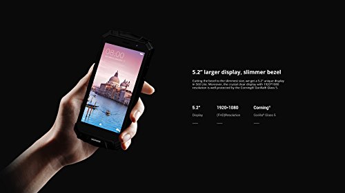 DOOGEE S60 lite - 5,2 pollici FHD impermeabile / antiurto / antipolvere 4G Smartphone, batteria 5580mAh Carica veloce (supporto wireless supportato), 1,5 GHz Octa Core 4 GB + 32 GB, 8 MP + 16 MP, telaio metallico NFC GPS - Argento