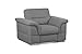 Produktbild Cavadore Sessel Tuluza / Polstersessel hellgrau passsend zur Sofagarnitur Tuluza/ Modernes Design / Größe: 117 x 87 x 93 cm (BxHxT) / Strukturstoff in hellgrau