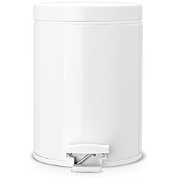 Brabantia 283420 Poubelle à Pédale 5 L Blanc