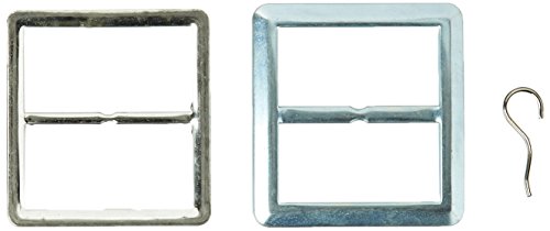 Maxant Button Hebilla Cubierta Kit 5,08 cm Cuadrado