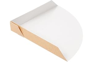 García de Pou 100 Unités - Pelles Crêpes 'Thepack' 220 g/m2, 17 x 17 x 2,5 cm Naturel Carton Ondulé Nano-Micro