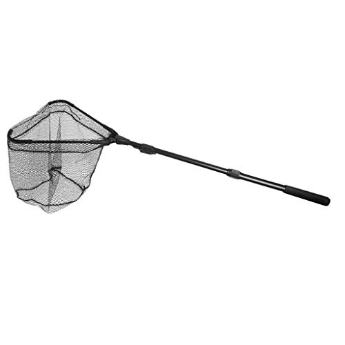 Preisvergleich Produktbild P Prettyia Faltbar Fischernetz, Metall Teleskop Fangkescher