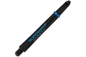 Harrows Supergrip Lot de 3 tiges en Carbone, Aqua, Medium - Med