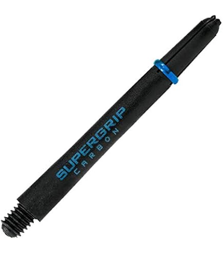 Kit 9 Tiges Fléchettes Carbone Harrows - 3 Tailles (Court/Midi/Moyen) - Noir