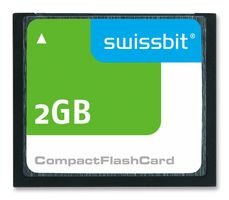 Swissbit 2GB Industrial Compact Flash C-300 Memory Card SFCF2048H1BK1TO-I-DT-553-SMA