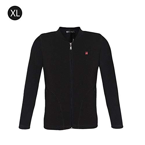 Dedeka Piumino Elettrico riscaldato, Gilet Termico Isolato USB, Gilet Termico Lavabile scaldamani Lavato, Piumino Elettrico Caldo per Campeggio Outdoor da Trekking, Uomo