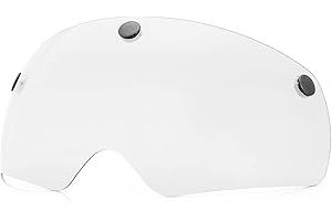 FUNWICT Magnetische Fahrradhelm Visier Austauschbare Brille Schutzbrille mit 6 Farben, Kompatibel nur mit FW008/FW001 Fahrradhelmen