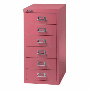 Preisvergleich Produktbild Bisley Schubladenschrank Multidrawer A4 6 Schübe pink