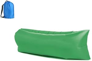 Hixingo Aufblasbares Sofa Wasserdichtes Strandliege Tragbares Luftsofa Outdoor Sofa Mit Tragetasche Reißfest Camping Sofa für Camping, Strand, Outdoor, Reisen (180 * 88 * 63 cm,Grün)
