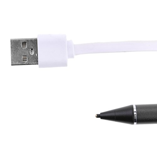 MagiDeal 2.0mm Kapazitiver Stift Touch Pen Stylus Pen mit Usb Ladekabel Für Ipad Iphone Schwarz - 4