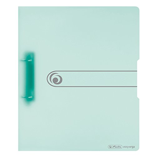 Herlitz 11409042 - Archivador  tama  o A4  2 anillas  25  mm  l  mina de polipropileno   color menta transparente Herlitz 11409042 - Archivador  tama  o A4  2 anillas  25  mm  l  mina de polipropileno   color menta transparente