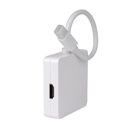 expresstech @ Mini Displayport Mini DP auf HDMI VGA DVI Konverter Adapter Kabel 1080P für Mac Book Pro iMac Mac Book Air Mac Mini und andere Geräte - 2
