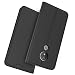 Produktbild Motorola Moto G7 Power Hülle, PU Leder Brieftasche Etui Handyhülle Weich TPU Silikon Schutzhülle Lederhülle mit Magnetverschluss Standerfunktion [Kartenfach] Flip Case Schale Schwarz