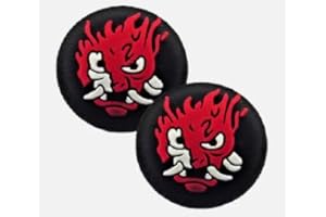 Pack of 2pcs Cyberpunk Style Thumb Grips for PS5 PS4 PS3 XBOX One X S Joystick Controller Skin Caps - PARTS4U®