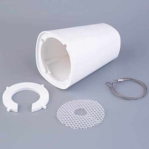 Preisvergleich Produktbild FairytaleMM Platzsparender Wasserschutz Verbessert die Gesundheit Hängende Innenaufhängung Blumentopf Auf den Kopf gestellt Blumentopf, Weiß