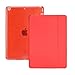 Produktbild QKDSA Schutzhülle für iPad 2017, iPad 2018, iPad Air, Ganzkörperschutz, robust, stoßfest, automatische Sleep/Wake-Funktion, Schwarz rot
