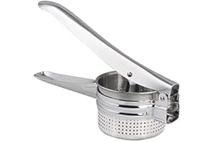 Neel Saanjh Kitchen Potato Ricer and Fruit Press, Robust Construction, Easy to Clean, Stainless Steel, Vegetable Squeezer, Sturdy and Stable, Sturdy for Kitchen and Home