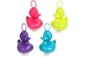 COOLMP Lot de 12 - Canard Flottant pêche à la Ligne 11cm