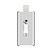 Produktbild LIRONG Mini USB-Stick mit USB-Stick USB-Stick mit 3,0 GB 3.0 Flash-Laufwerk kompatibel mit iPhone/iPad/PC/Android,Silver