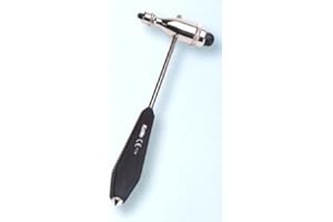 KIRCHNER & WILHELM GMBH + CO. KG Reflexhammer mit schwarzem Kunststoffgriff nach Trömner, Körpervermessung, Funktionsmessung, Diagnostik