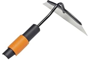 Fiskars Hacke, Gerätekopf, Länge: 25 cm, Breite: 18,5 cm, Stahl-Kopf, Schwarz/Orange, QuikFit, 1000677