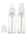 Dr Brown's 8-oz. Natural Flow Standard Glass Baby Bottles 2-pk.