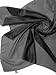 Produktbild Seidentuch 90x90cm schwarz Ponge 05